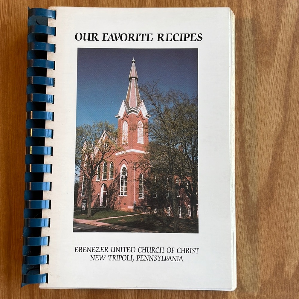 New Tripoli PA Ebenezer United Church of Christ cookbook